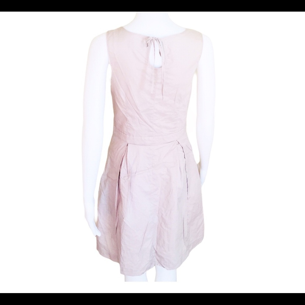 FEVER LONDON Y2K Grey Sleeveless Ruffle Keyhole Mini Dress Size 8 - Picture 4 of 10